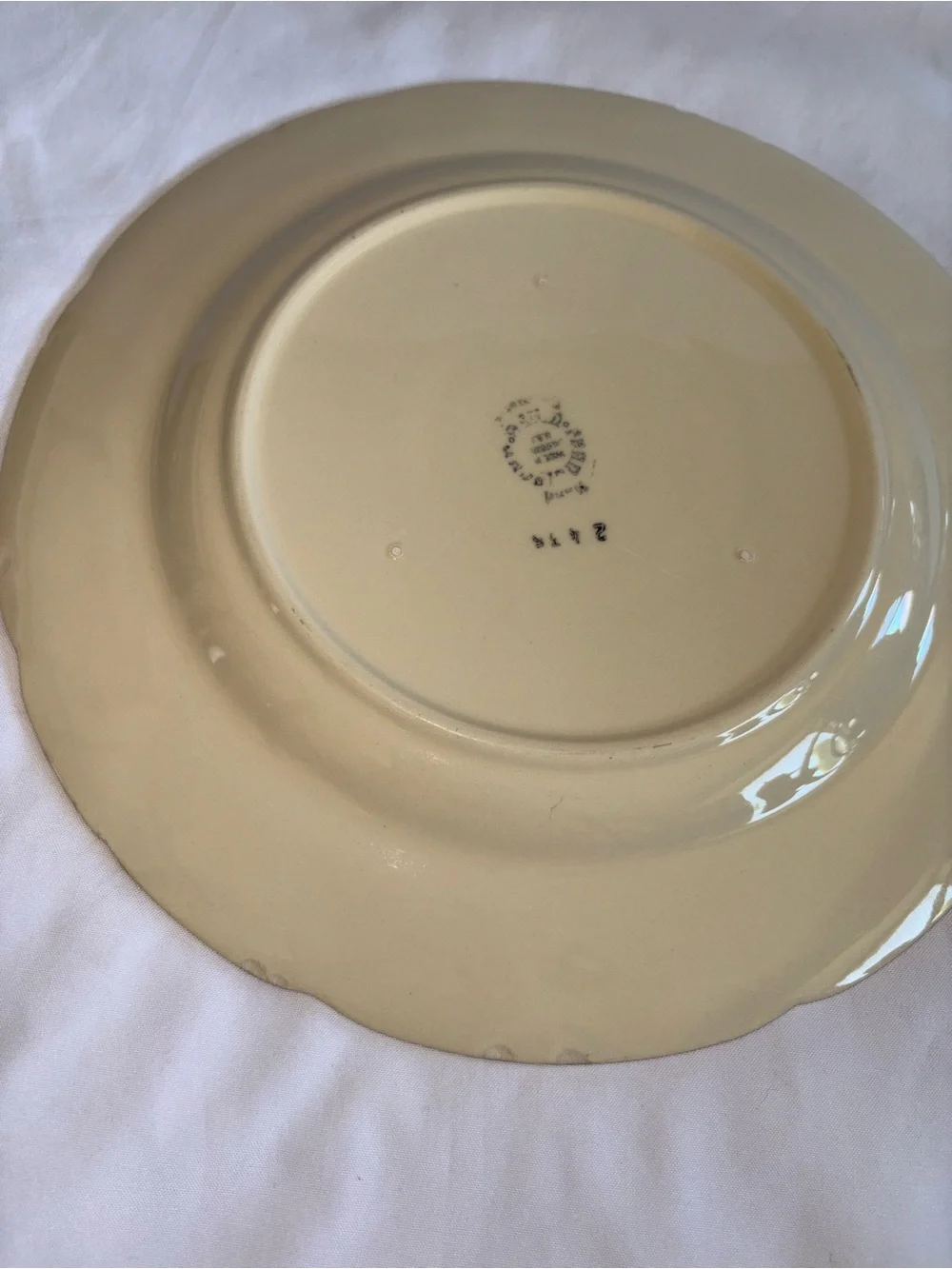Franciscan Apple Dinner Plates Set of 4 Vintage 10.5” Hand Painted USA - As Is